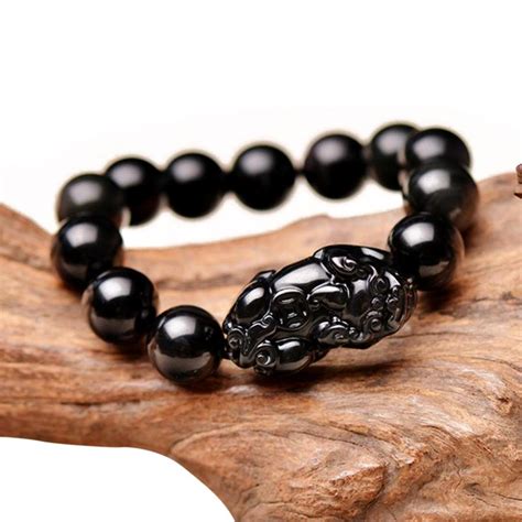 feng shui bracelet uk|Black Obsidian Pixiu Feng Shui Beaded Bracelet.